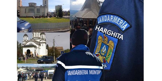 Jandarmerii harghiteni la datorie de 1 Mai și Sf. Paști