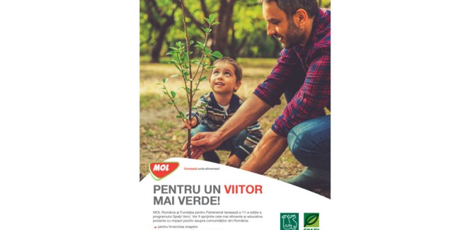 Programul ,,Spaţii Verzi” – ediţia a XI-a: MOL România finanţează cu 661.000 lei – 48 de proiecte de mediu