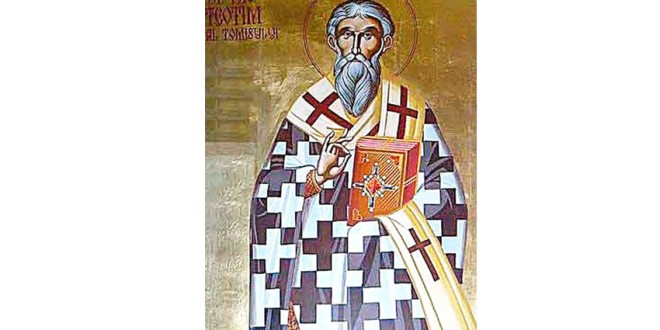 Sfinţi români şi protoromâni: Sfântul Teotim, episcopul Tomisului