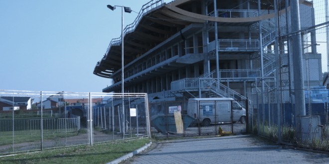 Amenajări exterioare în zona Stadionului municipal Miercurea-Ciuc