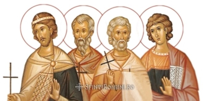 Sfinţi români şi protoromâni: Sf. Mucenici Claudiu, Castor, Sempronian şi Nicostrat
