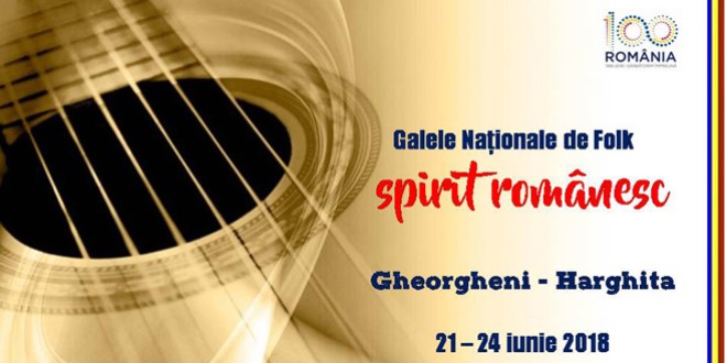 21-24 iunie, la Gheorgheni şi Izvoru Mureşului: Târgul de carte şi Galele Naţionale de Folk „Spirit Românesc”