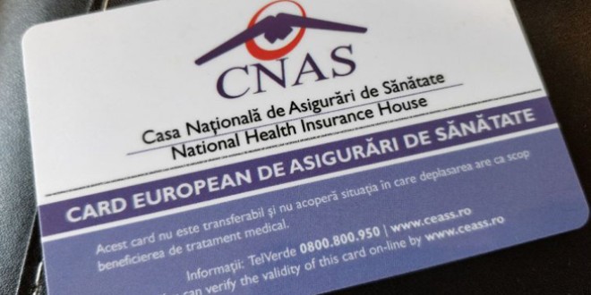 Cardul european de sănătate oferă servicii doar persoanelor asigurate