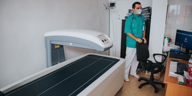 Osteodensitometria – o nouă metodă de investigaţie imagistică performantă asigurată harghitenilor de Spitalul Judeţean de Urgenţă