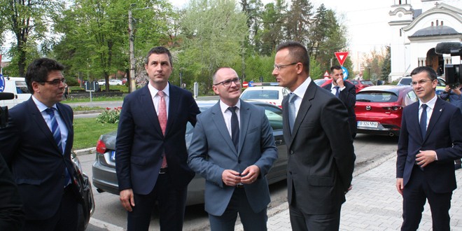 Ministrul ungar de Externe, Péter Szijjártó, în vizită în Harghita