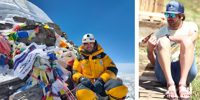 Gabriel Băicuş, primul român care a ajuns pe Everest şi Lhotse, vârfuri de peste 8.000 metri, într-un interval de 25 de ore