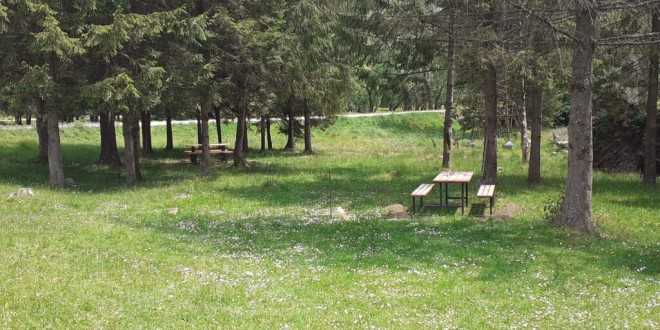 Zonă de picnic special amenajată pentru locuitorii oraşului Bălan