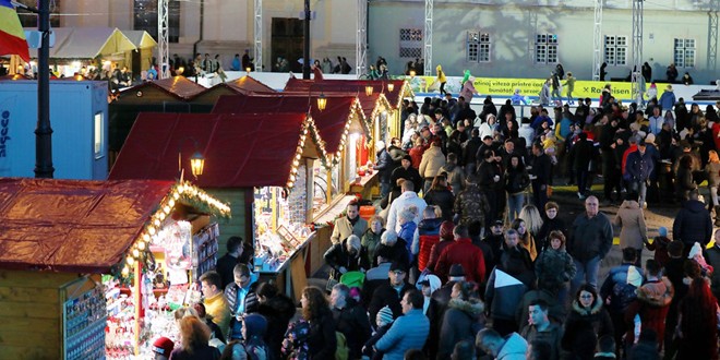 Târgul de Crăciun din Sibiu, considerat a fi cel mai ieftin din Europa