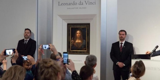 Capodopera renascentistă „Salvator Mundi” – un nou record pe piaţa de artă