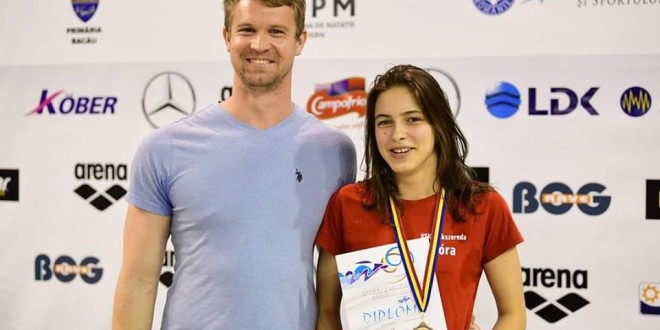 Prima medalie pentru înotul harghitean la Campionatele Naţionale