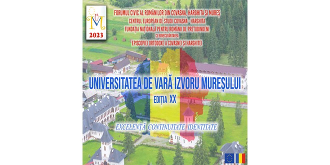 Programul Universităţii de Vară Izvoru Mureşului, ediţia a XX-a