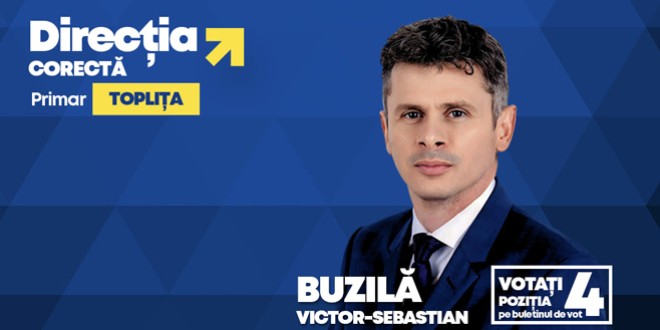 Lupta pentru Topliţa: Astăzi, Victor-Sebastian Buzilă