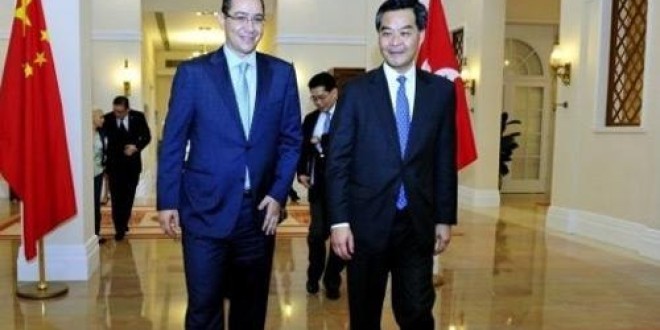 Premierul Ponta în China: „Vom vedea zece ani care urmează mult mai fructuoşi în parteneriatul dintre China şi România”