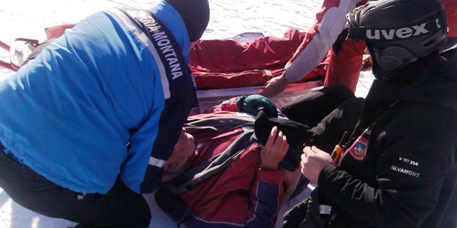 Jandarmii montani și salvamontiștii au intervenit la două accidente pe pârtia din Borsec