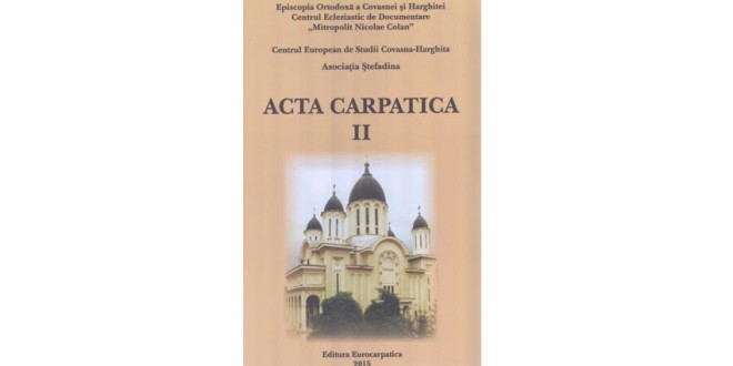 O „prorocire” confirmată: Acta Carpatica II