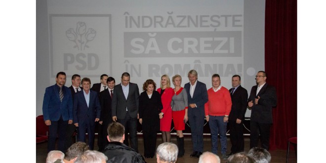Caravana electorală a PSD la Topliţa