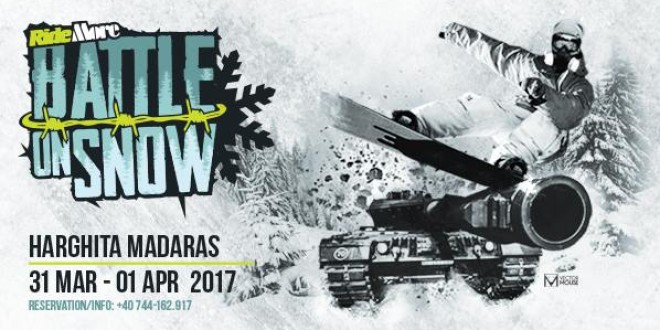 „Bătălie pe zăpadă” la Harghita-Mădăraș