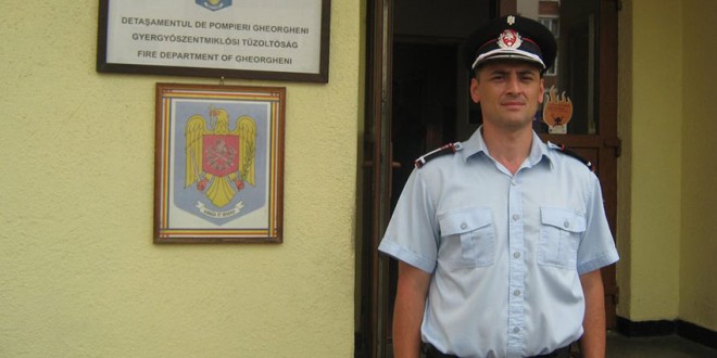 Comandant nou la Detaşamentul de Pompieri Gheorgheni