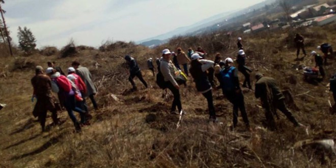 Voluntariat la Topliţa, desfăşurat în cadrul proiectului naţional 4/4PentruPrieteni