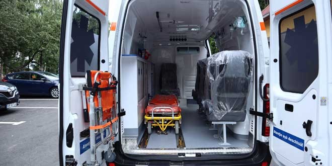 Ambulanțe donate Spitalului Județean de Urgență