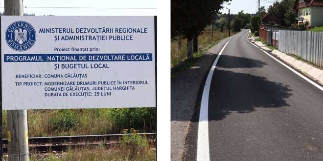 <h5><i>De vorbă cu primarul Radu Ţăran despre Gălăuţaş (I)</i></h5>În ultimii 7 ani, în comuna de pe Mureş s-au asfaltat aproximativ 15 km de drumuri, cele mai recente fiind finalizate în această vară