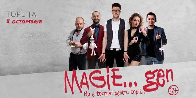 <h6><i>Topliţa, 5 octombrie:</i></h6> Show de magie marca Vlad Grigorescu