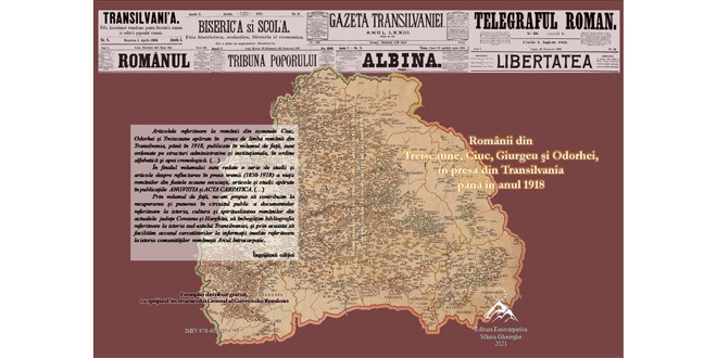 Un nou volum care contribuie la recuperarea informaţiilor referitoare la istoria românilor din actualele judeţe Covasna şi Harghita