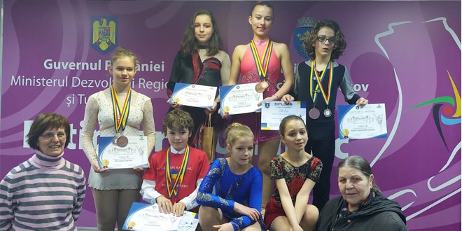 <i>Patinaj artistic: </i>Campionatul Naţional de copii şi novis; rezultatele ciucanilor
