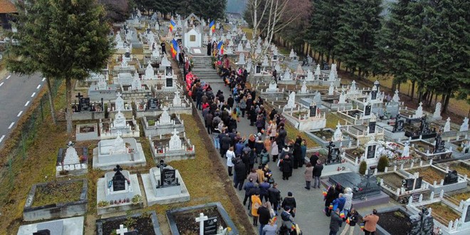 La Bilbor, de Ziua Naţională a României, a fost sfinţit Monumentul Eroilor, recent reabilitat