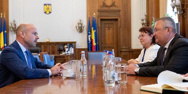 Președintele Senatului a avut o întâlnire de lucru cu ambasadorul Italiei la București