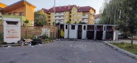 Miercurea-Ciuc: Problema tomberoanelor vandalizate şi a deşeurilor aruncate în proximitatea acestora, fără rezolvare momentan