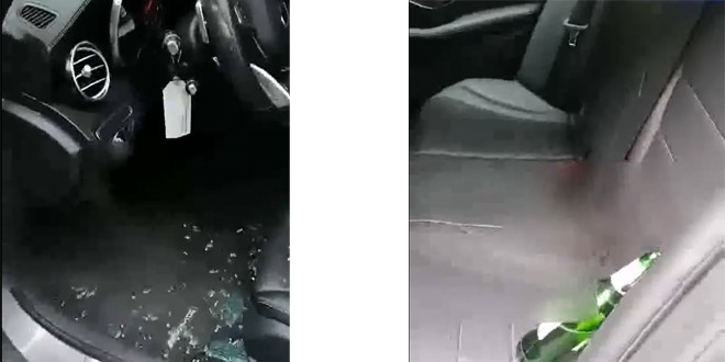Bărbat aflat băut la volan , urmărit de jandarmi și scos cu forța din mașină de polițiști (imagini video)