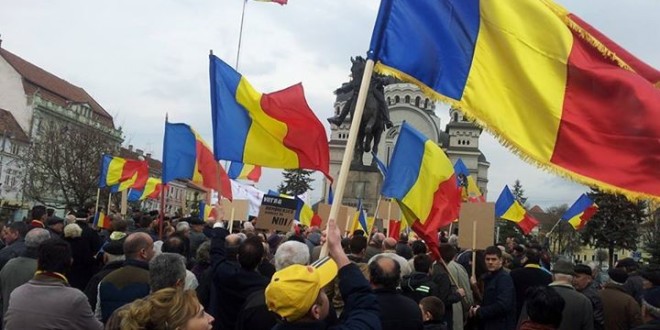 Târgu-Mureş: „Manifestare pentru unitate naţională – noi urnim România”