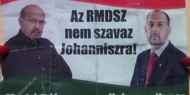 UDMR depune sesizări pentru pliante în maghiară împotriva lui Iohannis