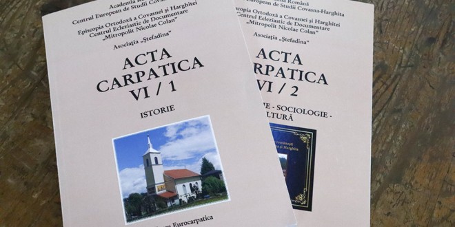 Anuarul <i>Acta Carpatica VI</i> – o operă cultural-ştiinţifică remarcabilă