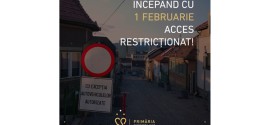Miercurea Ciuc: De la 1 februarie accesul în zona pietonală va fi posibil doar celor care deţin autorizaţie