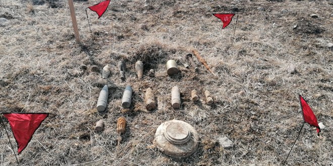 Muniție și elemente de muniție, detonate de pirotehniștii harghiteni