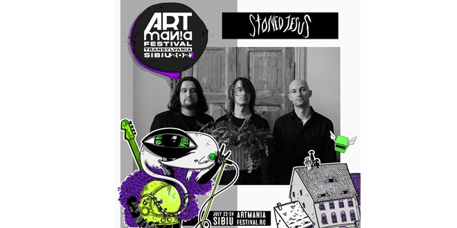 Stoned Jesus, trio-ul ucrainean de psych rock, vine la ARTmania Festival 2022