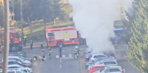 incendiu masina