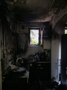 incendiu apartament